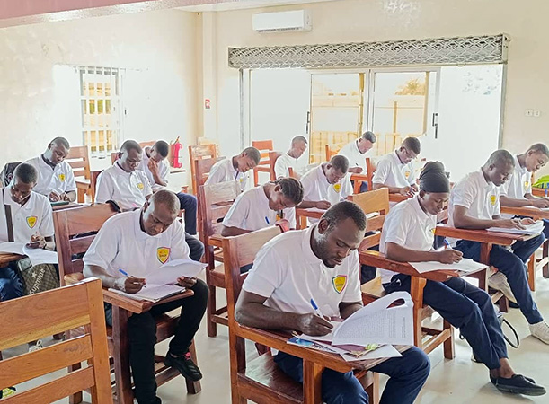 Salle de formation de L'EMSP BÉNIN